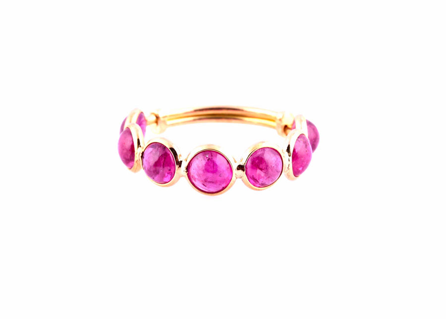 Natural Ruby Ring in 18k Pure Gold