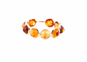 Natural Citrine Ring in 18k Pure Gold