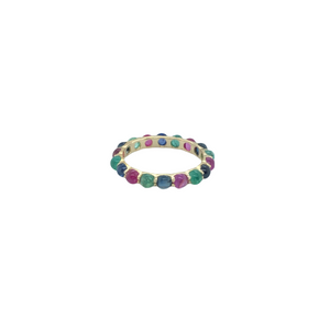 Emerald, Ruby & Sapphire Ring